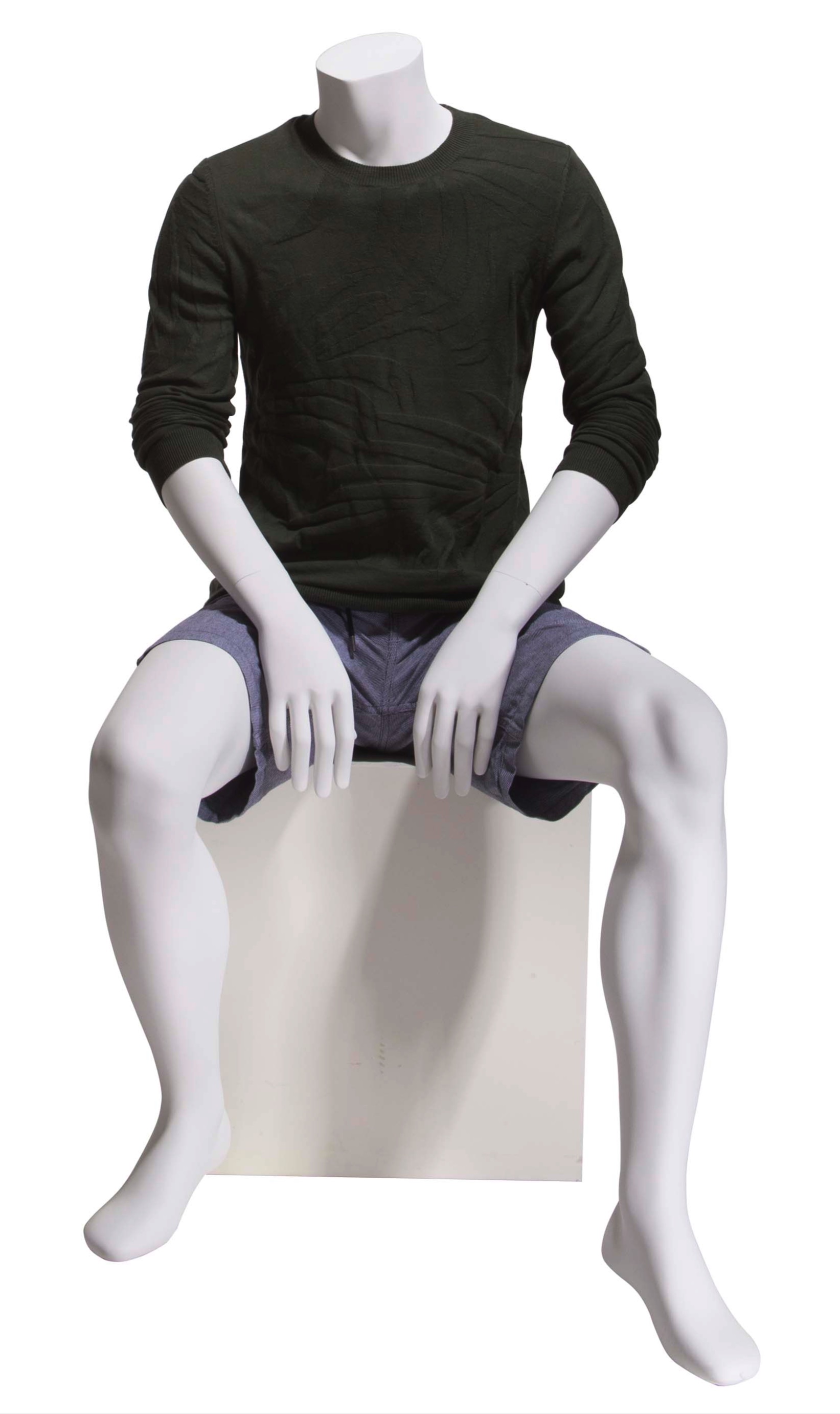 Tomas Headless Seated Male Mannequin 1779